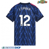 Maglie da calcio Arsenal Jurrien Timber #12 Seconda Maglia Femminile 2025-26 Manica Corta